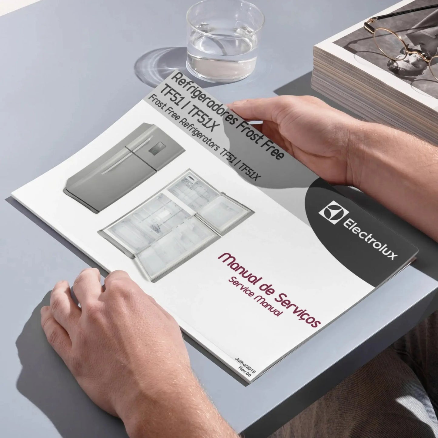 Manual Técnico de Serviços Refrigerador Electrolux TF51, TF51X - Baixar PDF Electrolux