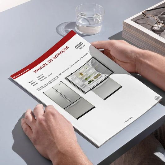 Manual Técnico de Serviços Refrigerador KitchenAid KRK55 - Baixar PDF