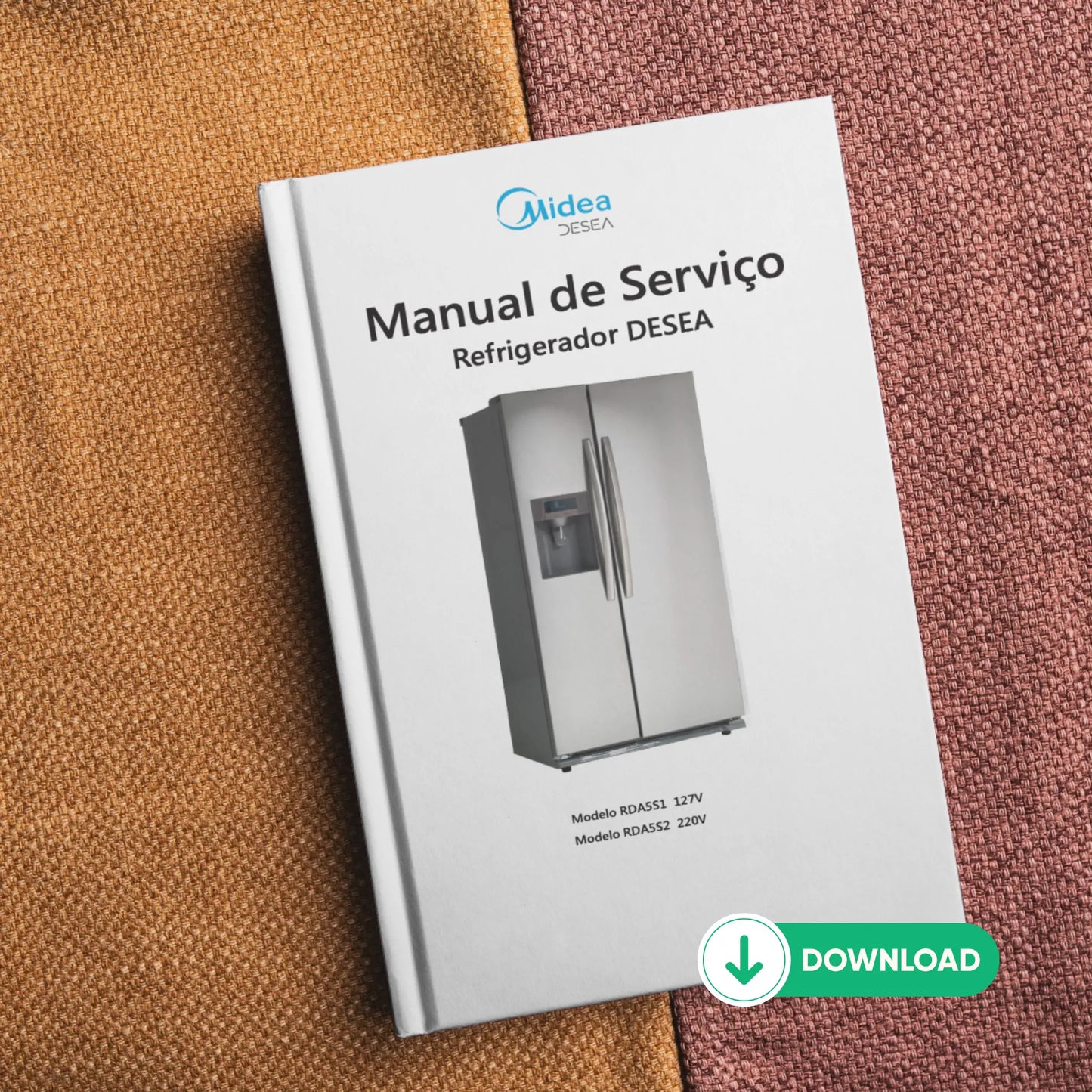 Manual Técnico de Serviços Refrigerador Midea SBS-DESEA RDA5S1/RDA5S2 - Baixar PDF