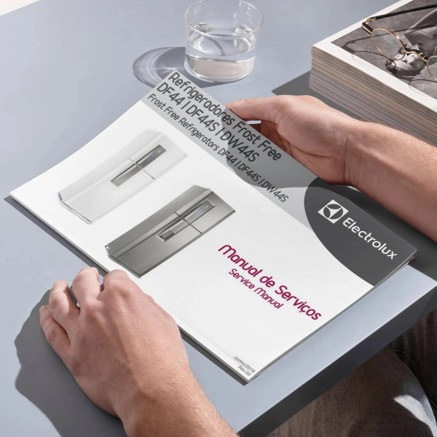 Manual Técnico de Serviços Refrigeradores Electrolux DF44, DF44S, DW44S - Baixar PDF Electrolux