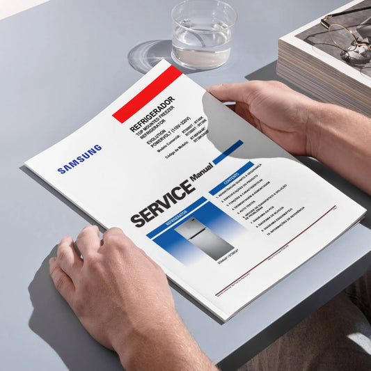 Manual Técnico de Serviços Refrigeradores Samsung RT46K6A4K / RT38K5A05 - Baixar PDF