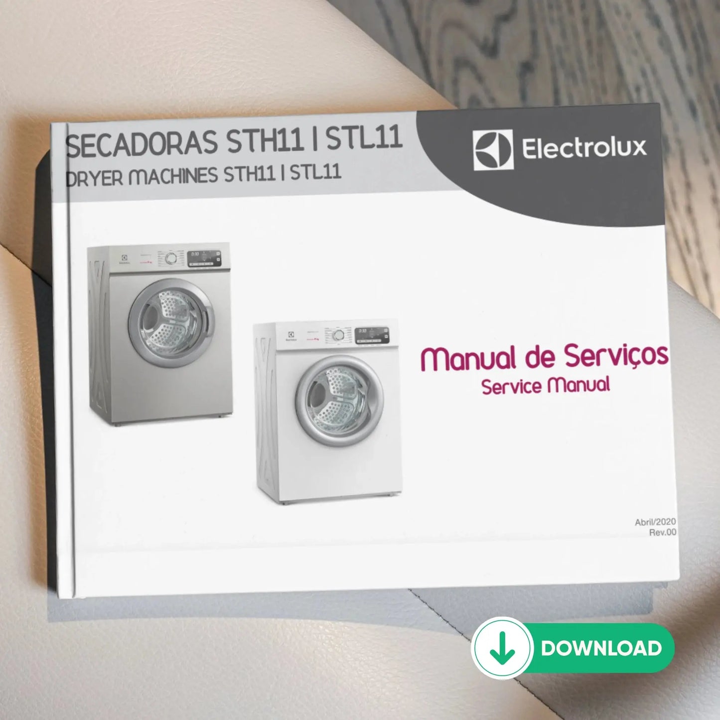 Manual Técnico de Serviços Secadora Electrolux STH11, STL11: Guia Completo para Manutenção e Reparo - Baixar PDF Electrolux