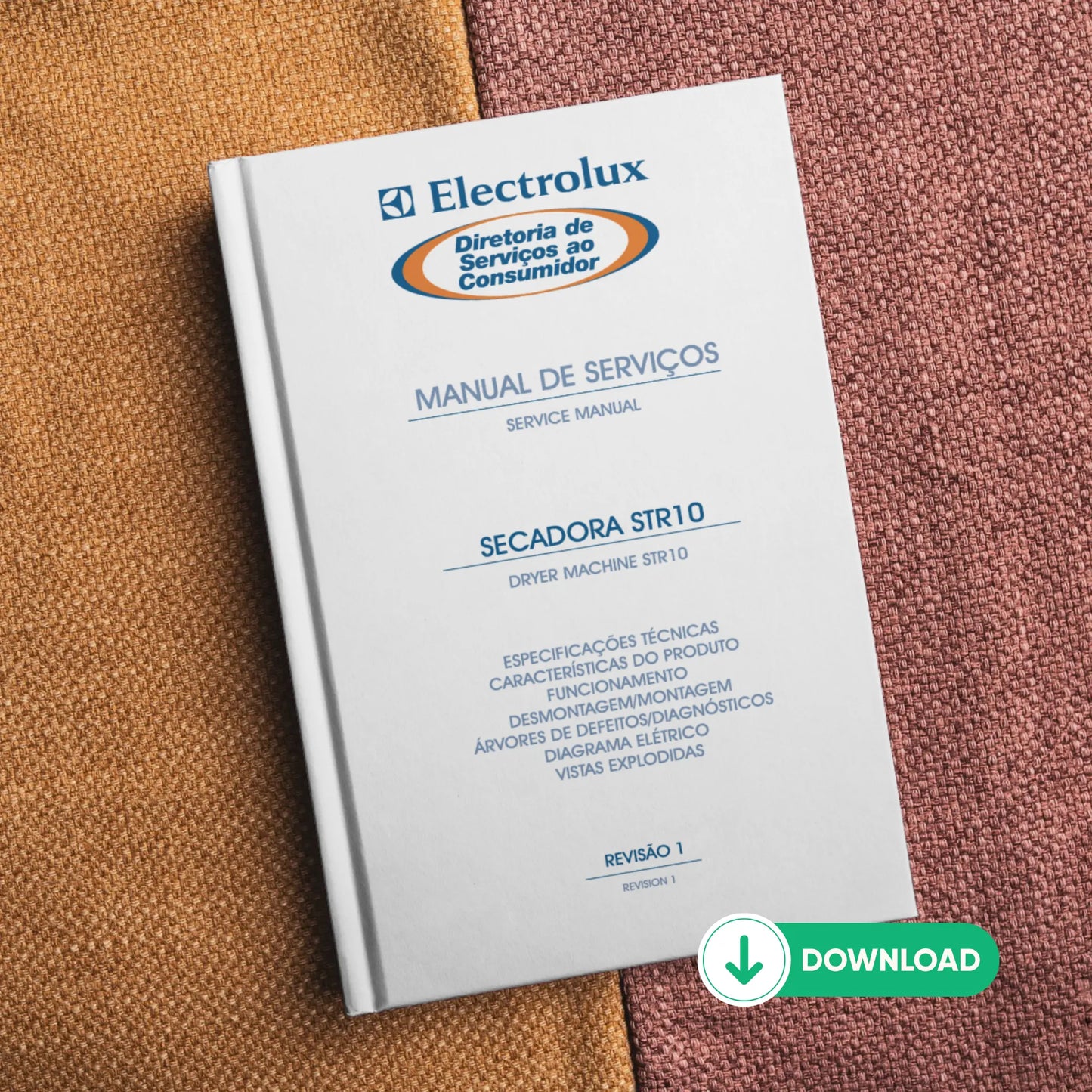 Manual Técnico de Serviços Secadora Electrolux STR10 - Baixar PDF