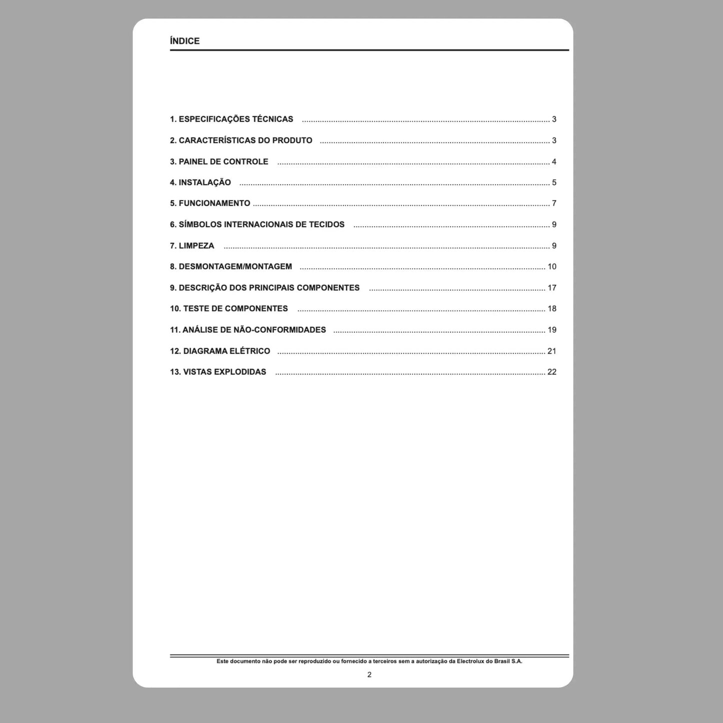 Manual Técnico de Serviços Secadora Electrolux STR10 - Baixar PDF Electrolux