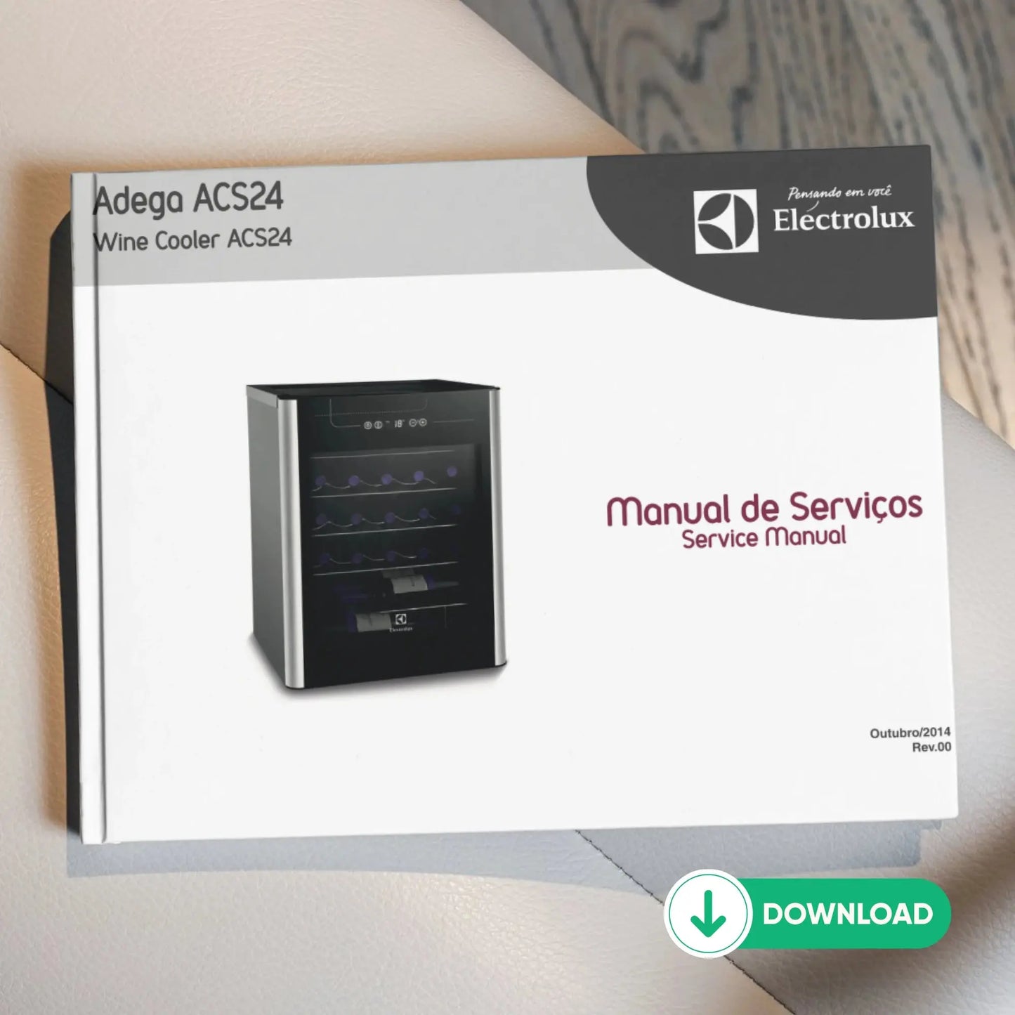 Manual Técnico de Serviços Adega Electrolux ACS24 - Baixar PDF