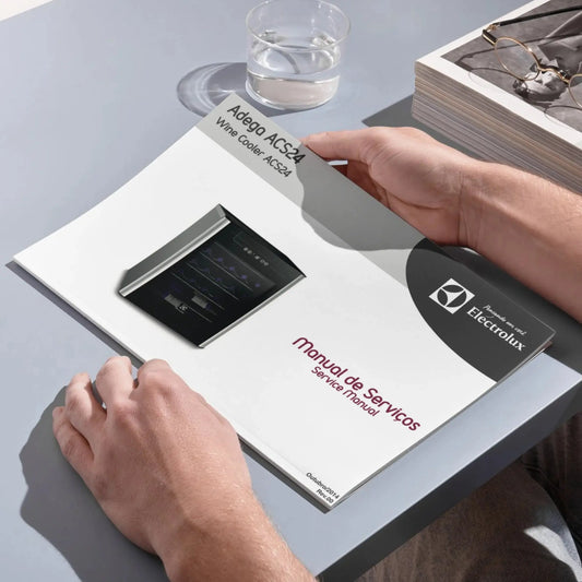 Manual de servicio técnico de la vinoteca Electrolux ACS24 - Descargar PDF