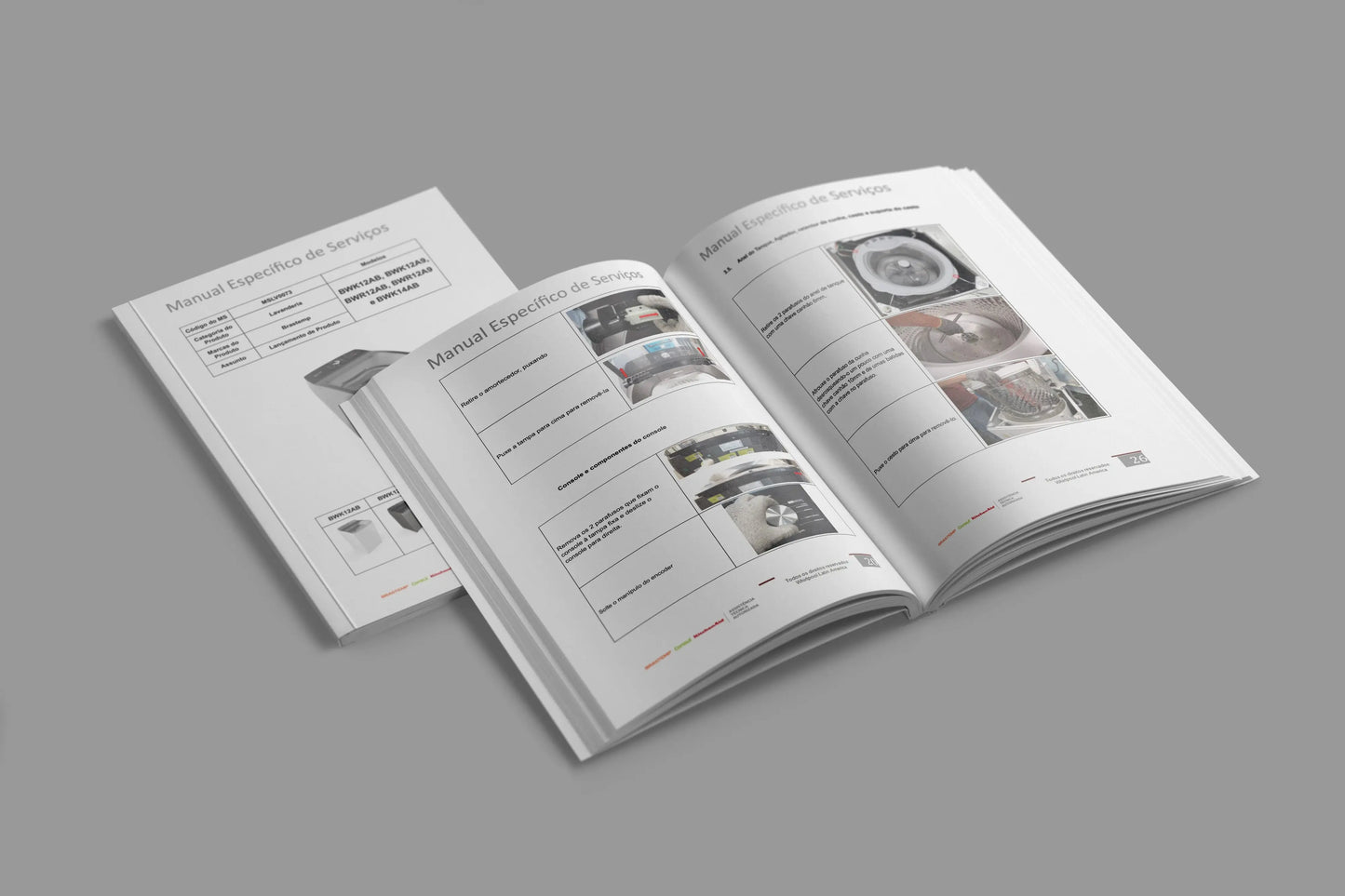 Manual Técnico de Serviço Lavadora Brastemp BWK 12/14-BWR 12 Baixar em PDF Brastemp