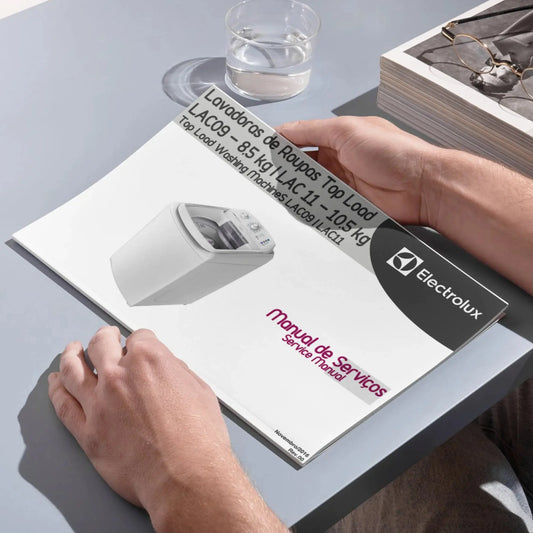 Manual Técnico de Serviços Lavadora Electrolux LAC09 LAC11 - Baixar PDF