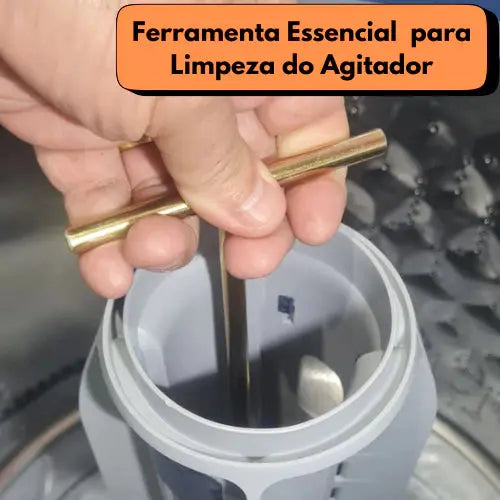 Chave T 10mm Longa 62cm Para Limpeza do Agitador Brastemp Electrolux Consul