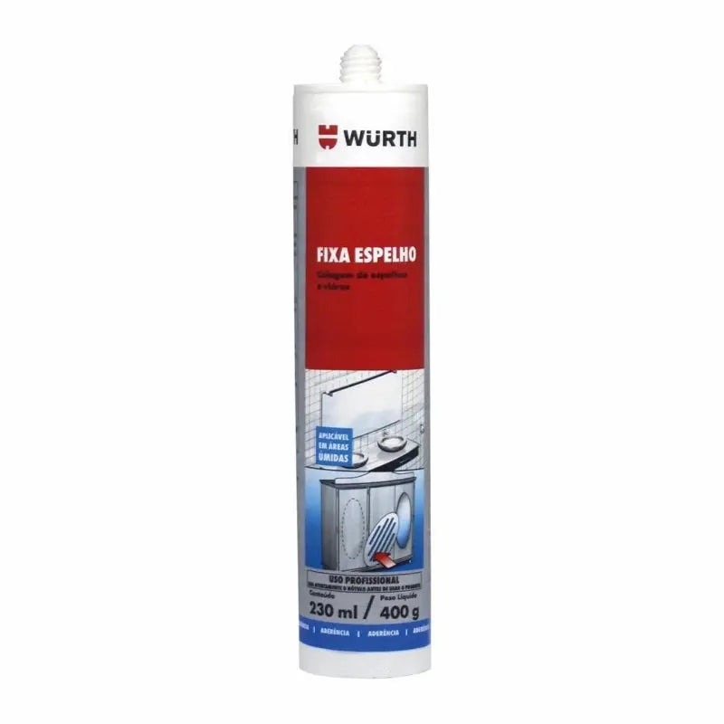 Cola Tampa Vidro Máquina de Lavar Roupa W-max Wurth 400g - Especial para Espelhos e Vidros shopee