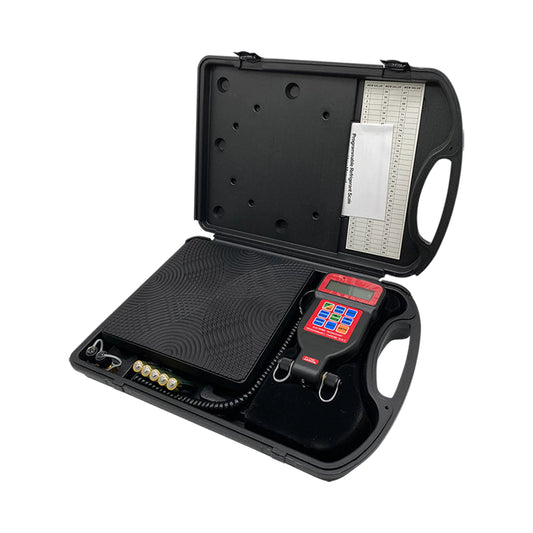 Balança Digital para Gás Refrigerante com Válvula Solenoide e Dosadora LAX