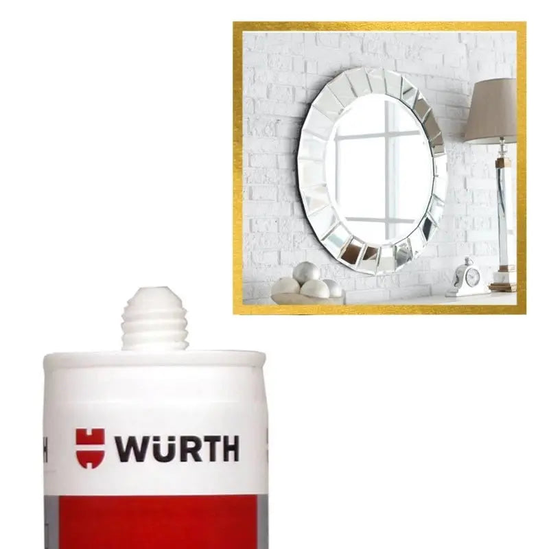 Cola Tampa Vidro Máquina de Lavar Roupa W-max Wurth 400g - Especial para Espelhos e Vidros shopee