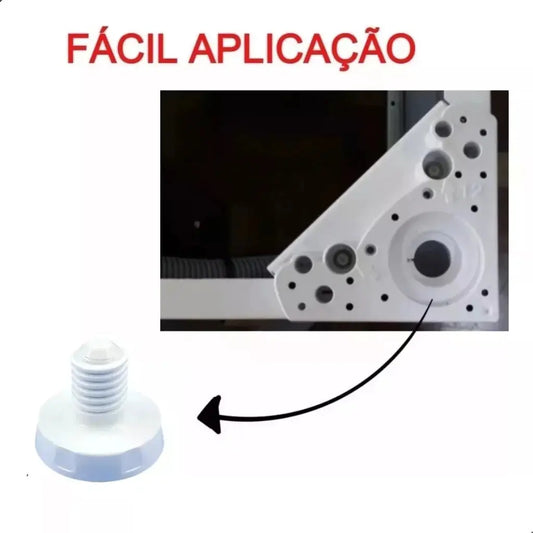 Kit 4 Pé Nivelador Maquina De Lavar Electrolux