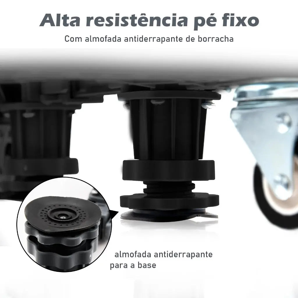 Suporte Móvel para Máquina de lavar e Refrigerador - Ajustável e Resistente shopee