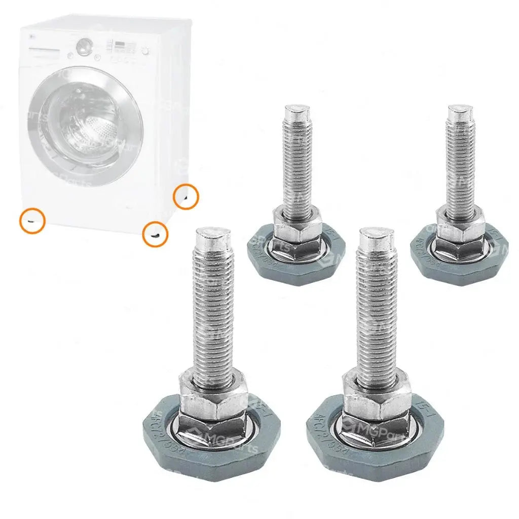 Kit 4 Pé Ajustável Nivelador Máquinas LG - Original shopee