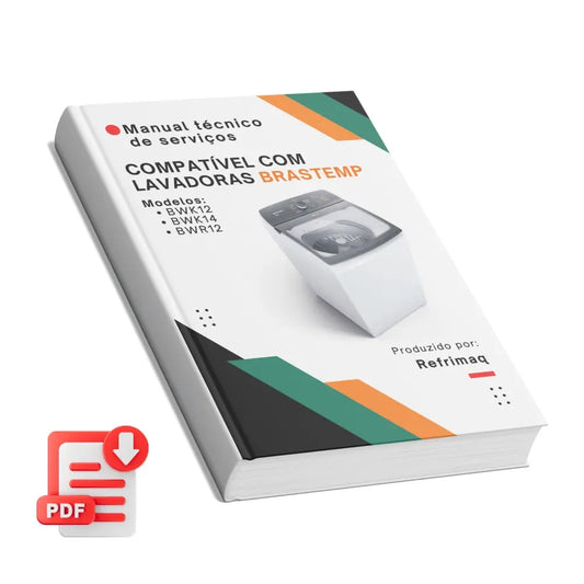 Manual técnico de servicio de lavadoras Brastemp BWK12-BWK14-BWR12 - Descargar