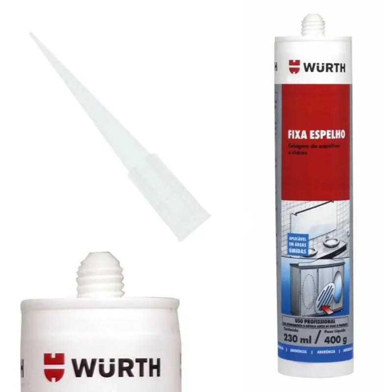 Cola Tampa Vidro Máquina de Lavar Roupa W-max Wurth 400g - Especial para Espelhos e Vidros shopee