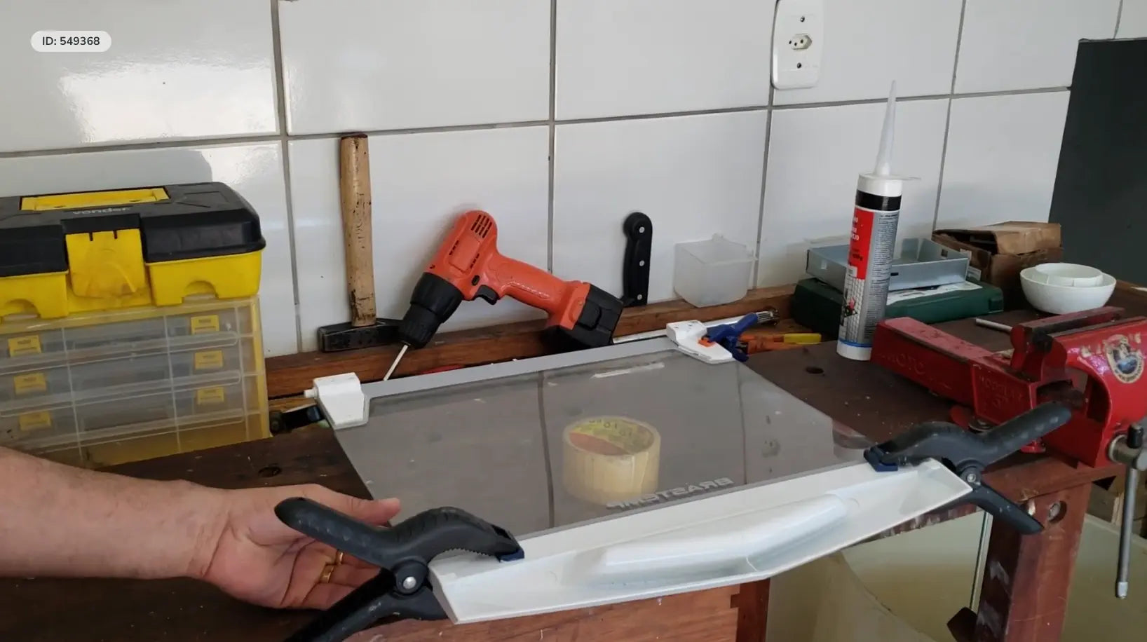 aula de recuperação da tampa da máquina de lavar Consul