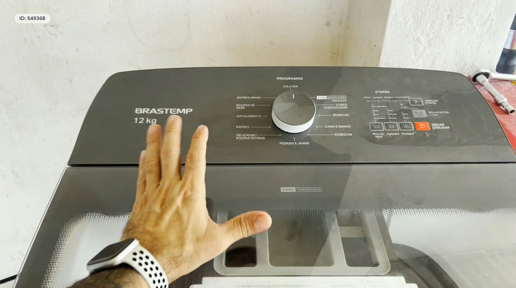 aula sobre máquina de lavar Brastemp