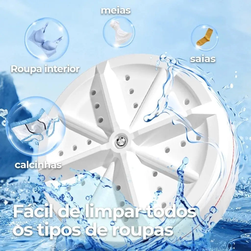 Mini Máquina de Lavar Roupas Panos Toalhas no Balde Portátil Ultrassônica Lavanderia USB Lava Louças Branco com USB shopee