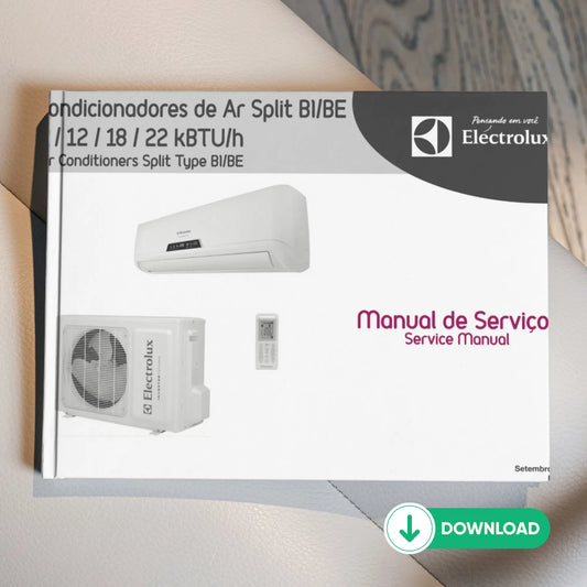 Manual Técnico de Serviços Ar-Condicionado Electrolux BI/BE - Baixar PDF