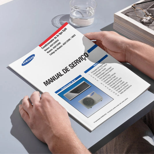 Manual de servicio del aire acondicionado Samsung AQV12VBE - Descargar PDF