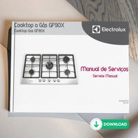 Manual de servicio técnico de la placa de cocción GF90X - Descargar PDF