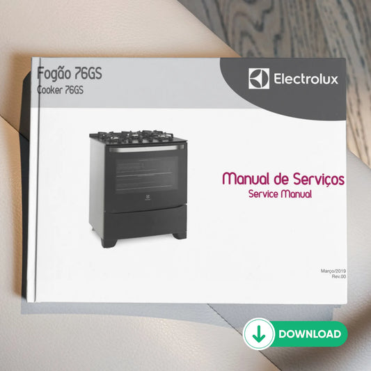 Manual de servicio técnico de Electrolux 76GS - Descargar PDF