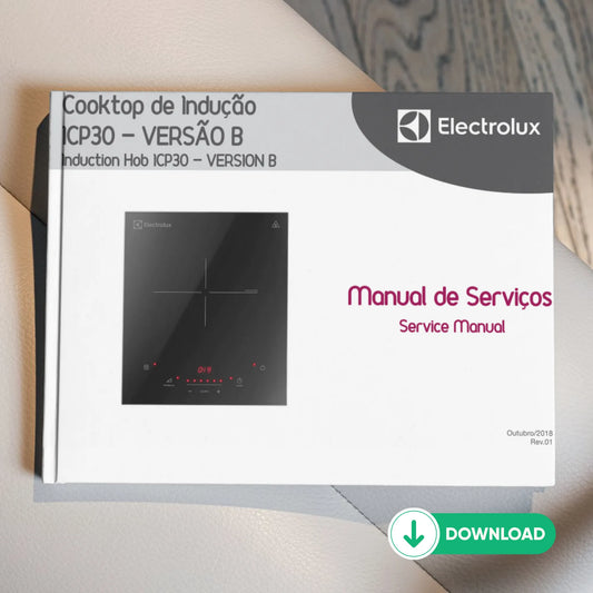 Manual técnico de servicio de la placa de inducción ICP30 B - Descargar PDF