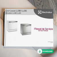 Manual de servicio del lavavajillas Electrolux LL08B / LL08S - Descargar PDF
