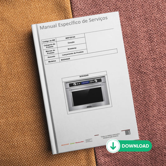 Manual de servicio técnico de Brastemp BOD45AR - Descargar PDF