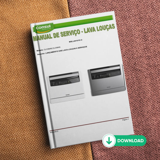 Manual de servicio del lavavajillas CLC06AB CLC06AS - Descargar PDF