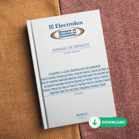 Manual técnico de servicio de la estufa de gas Revolux/Celebrate - Descargar PDF