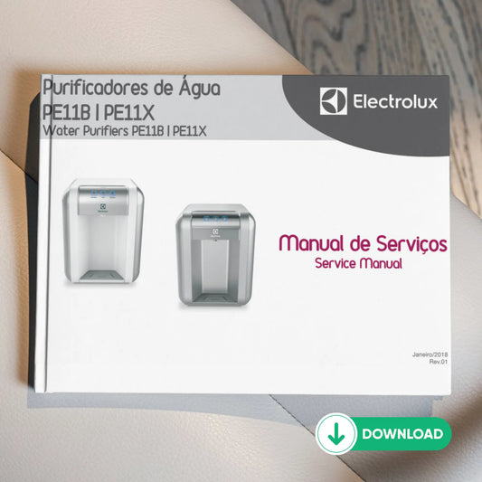 Manual de servicio técnico de Electrolux PE11B y PE11X - Descargar PDF