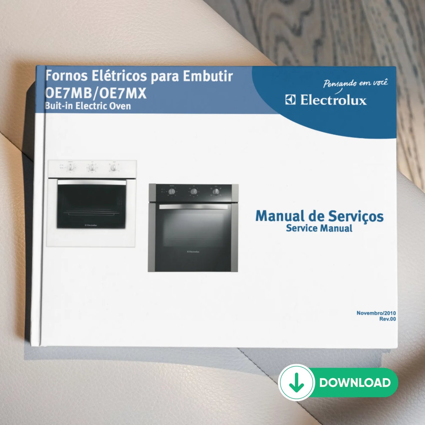 Manual técnico de servicio del horno eléctrico Electrolux OE7MB/OE7MX ...