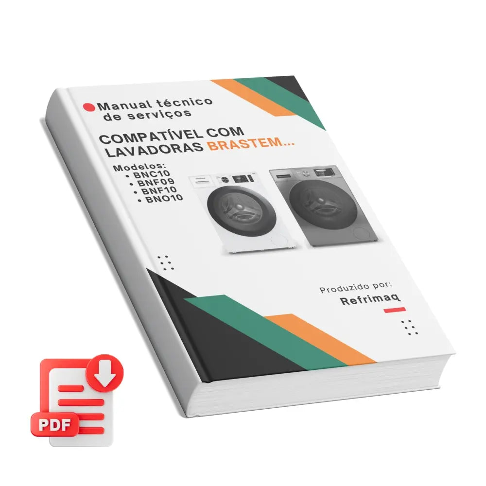 Manual Técnico de Serviços Lava e seca Brastemp BNC10/BNO10/BNF10/09 Baixar PDF