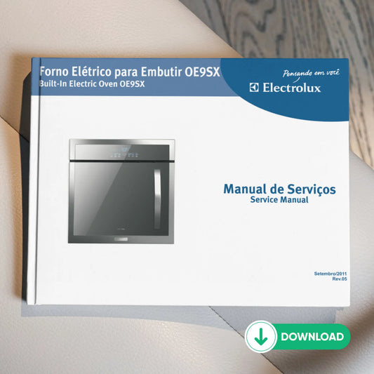 Manual técnico de servicio del horno eléctrico Electrolux OE9SX - Descargar PDF