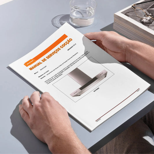 Manual de servicio técnico de la campana extractora de pared Brastemp BA790BR - Descargar PDF