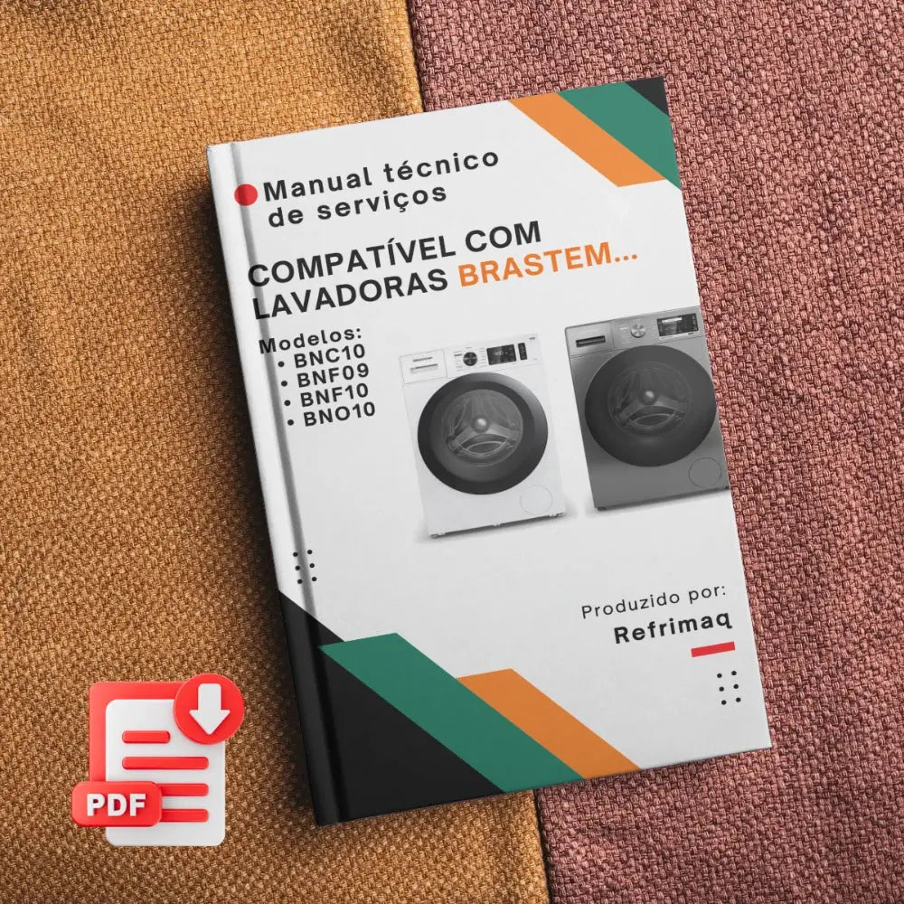 Manual Técnico de Serviços Lava e seca Brastemp BNC10/BNO10/BNF10/09 Baixar PDF