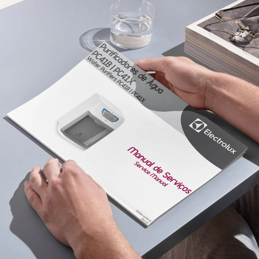 Manual de servicio del purificador de agua Electrolux PC41B | PC41X - Descargar PDF