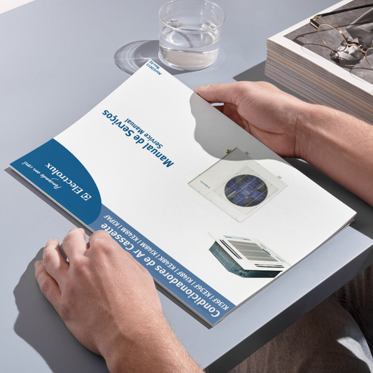 Manual técnico de servicio de aire acondicionado de suelo-techo Electrolux KI36F, KI48M, KI48F y KE36F, KE48M, KE48F - Descargar PDF