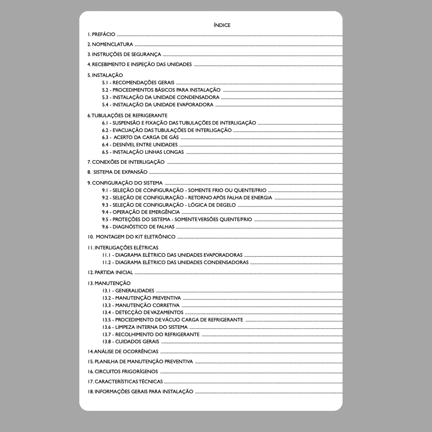 Manual de servicio técnico de Carrier Split Modernitá - Descargar PDF