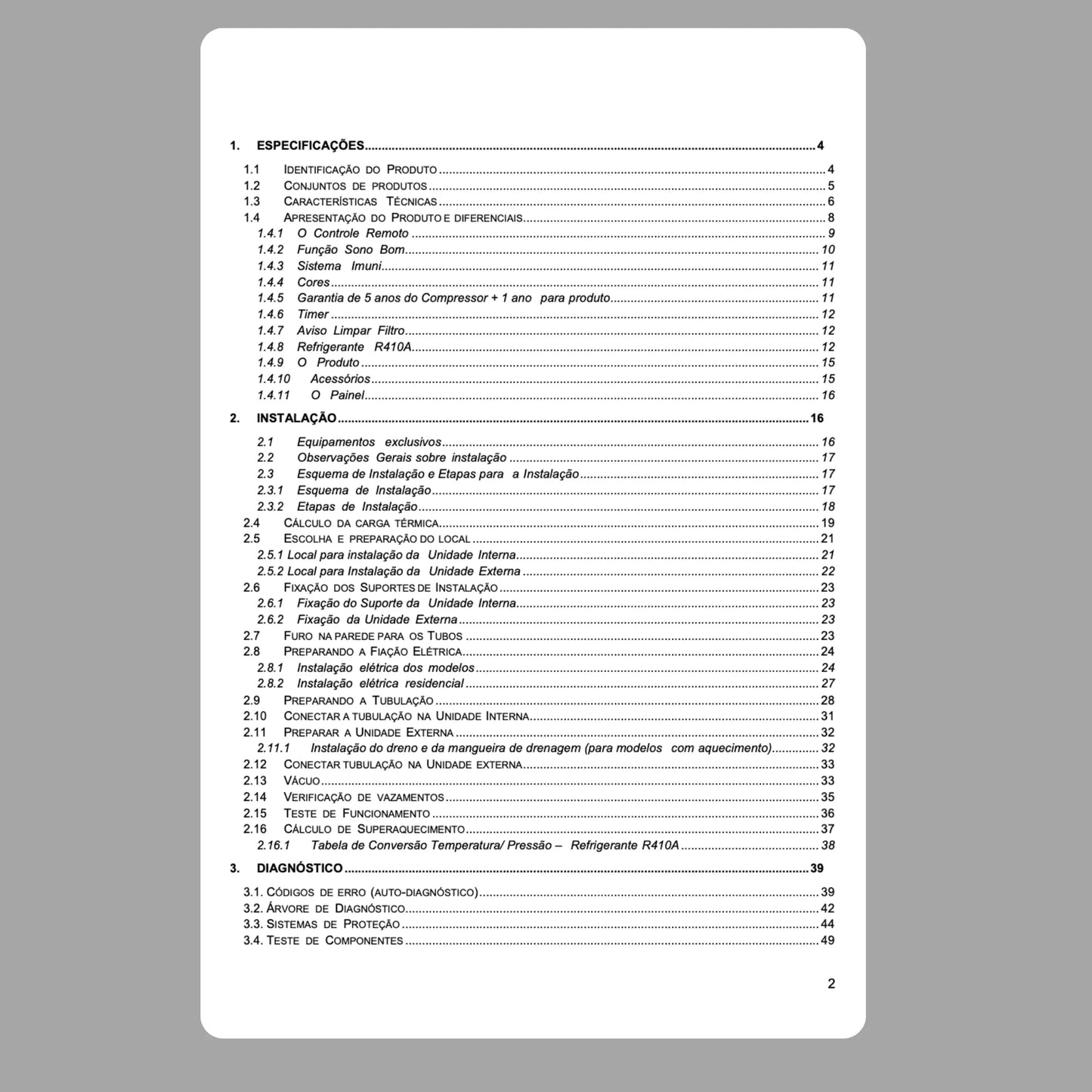 Manual Técnico de Servicio de Aire Acondicionado Split Consul Facilite - Descargar PDF