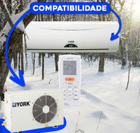 Controle Remoto York para Ar Condicionado York Split GZ-12A-E1 12B-YJEA Universal shopee