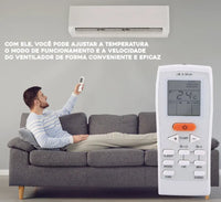 Controle Remoto York para Ar Condicionado York Split GZ-12A-E1 12B-YJEA Universal shopee