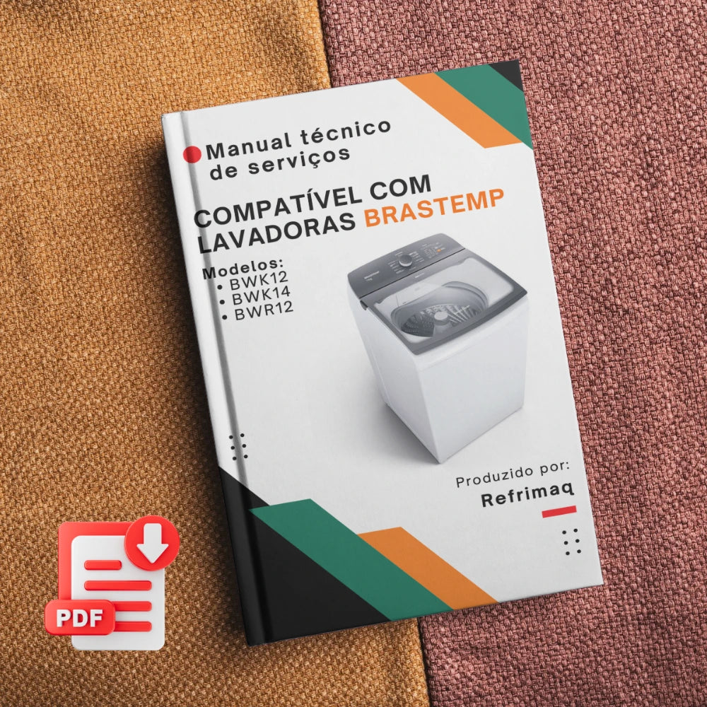 Manual Técnico de Serviço Lavadora Brastemp BWK12-BWK14-BWR12-Baixar
