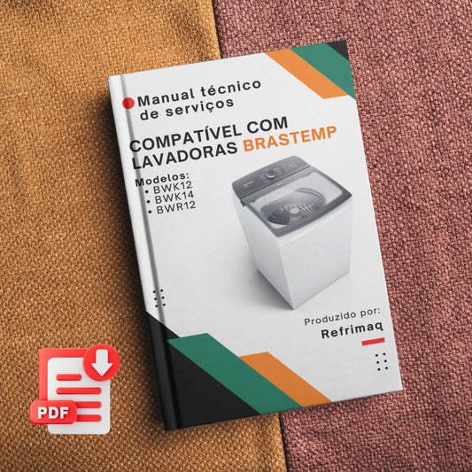 Manual Técnico de Serviço Lavadora Brastemp BWK12-BWK14-BWR12-Baixar
