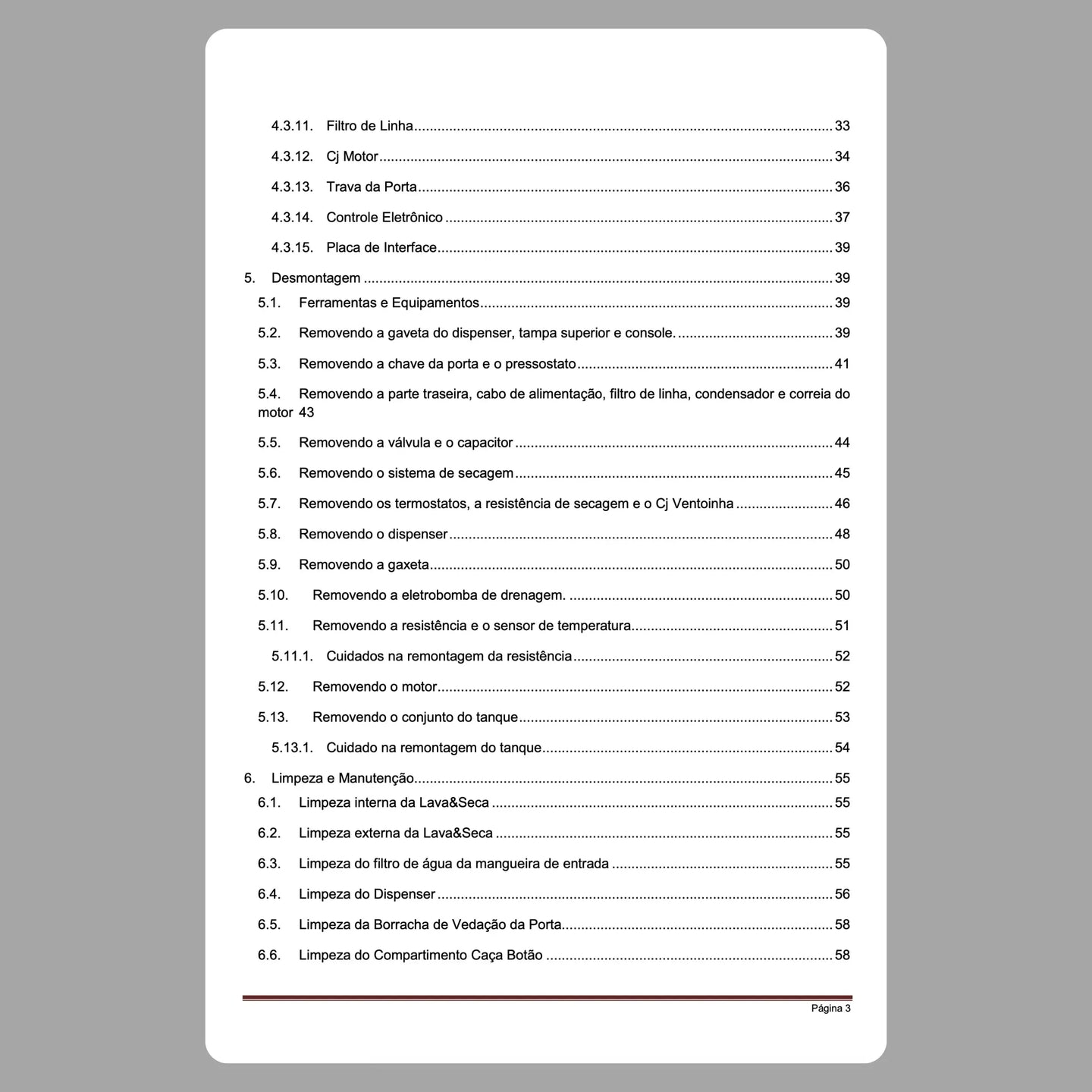 Manual Técnico de Serviço Lava e Seca Brastemp BNS10 PDF Para Baixar Brastemp