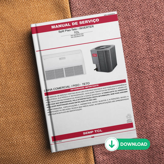 Manual técnico de servicio de aire acondicionado TCL TAC-36CSA/CF-INV y TAC-55CSA/CF-INV - Descargar PDF