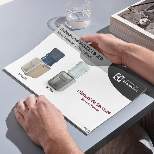 Manual técnico de servicio de los enfriadores de agua Electrolux WD20C y BC20X - Descargar PDF